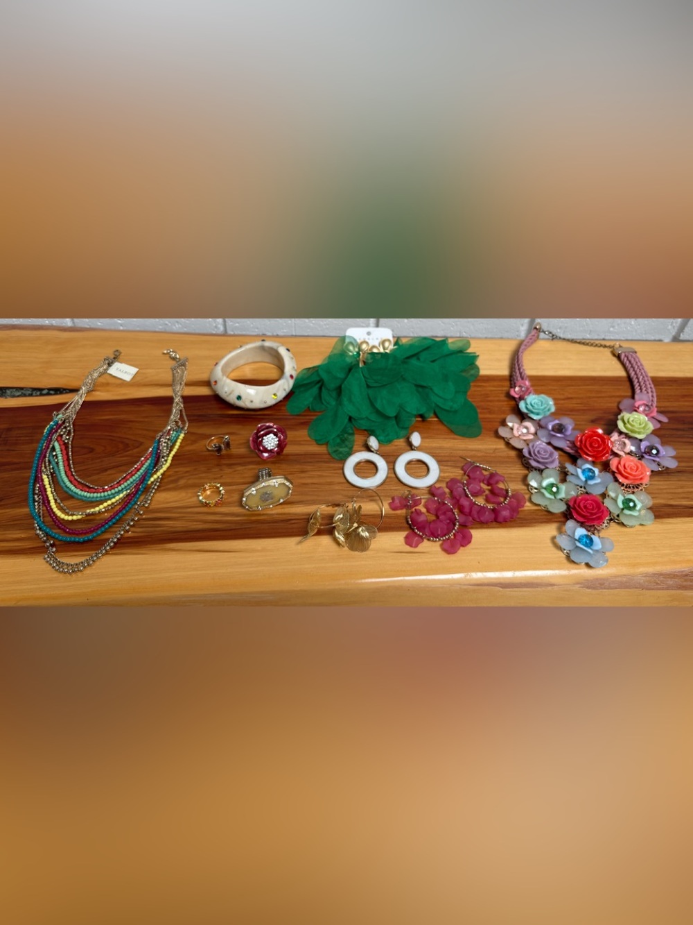 Fun Colorful Lot of Statement Fashion Jewelry